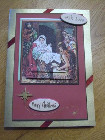 Nativity in Pink Qs by Karen Faulds