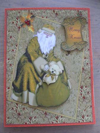 Vintage Golden Santa Step by Step by Karen Faulds