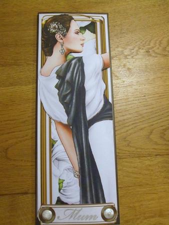 Art Deco Lady Pandore Dl (white) by Karen Faulds