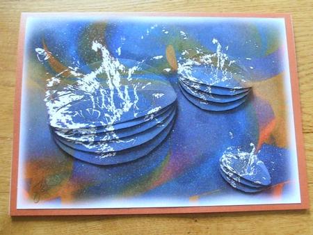 Lechat 8, Triple Threat Pyramid Card by Karen Faulds
