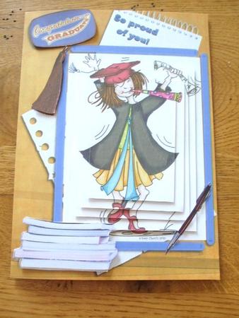 Crafty Bob's Sassy Cheryl Single: Frantic Graduate Girl by Karen Faulds