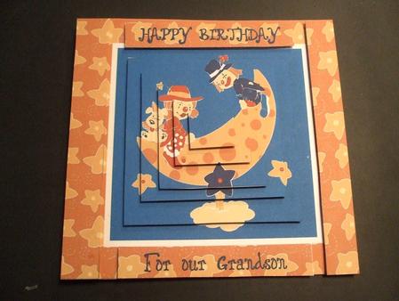 Clowns on the Moon. Happy Birthday by Karen Faulds
