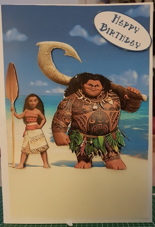 Moana A5 Decoupage by Karen Hayward