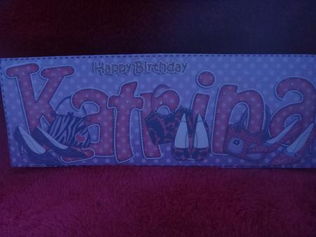 Lge Dl Birthday Katrina Shoes & Handbags 3D Decoupage by Karen Hughes