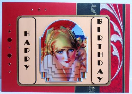 Art Deco Lady Side Stacker and Central Pyramid Featured Gallery Photo