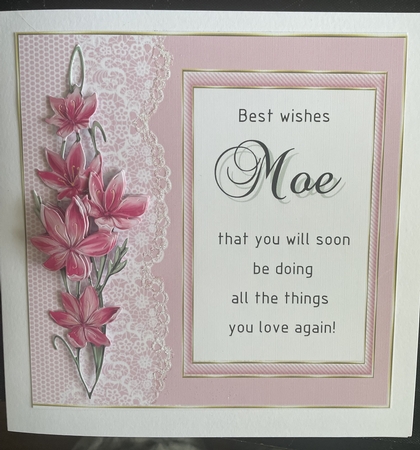 Lace n Stripped Frames-Cute by Karen Monaghan