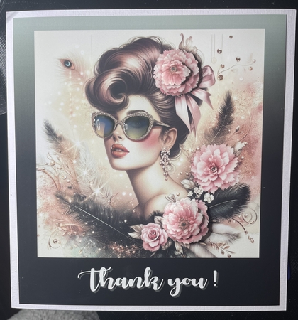 Retro Lady 1 by Karen Monaghan