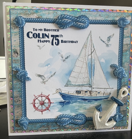 Nautical Male Card Front Mini Kit Featured Gallery Photo