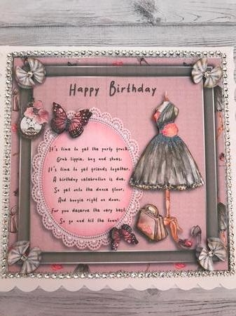 7x7 Little Black Dress Birthday Mini Kit  by Karen Parsons