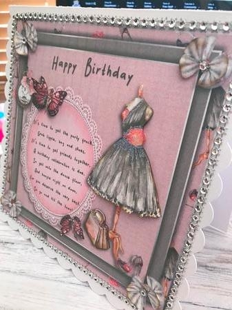 7x7 Little Black Dress Birthday Mini Kit  by Karen Parsons
