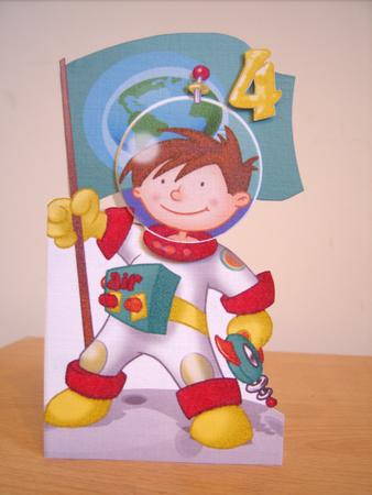 Space Boy Shaped by Karen Pimblett