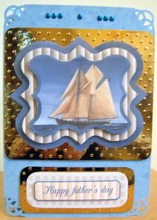 Sailing Yacht Bracket Style by Karen Pimblett