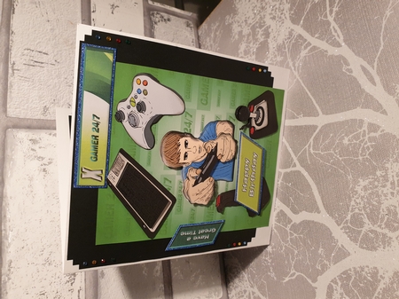 Gamer (green) - A5 by Karen Price