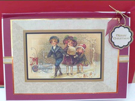 Children on a Snowy Day by Karen Rogers
