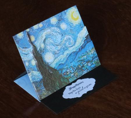 Starry Night in 3 Layers by Karen Scriven