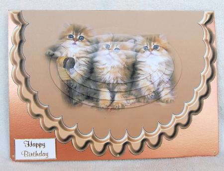 Kitty's Scalloped Edge Card by Karen Smith
