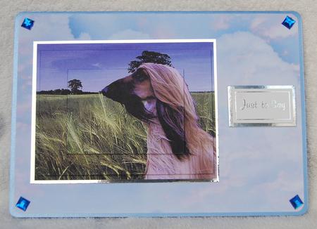 Cher the Afghan Dog Pyramid Card Birthdays Etc. by Karen Smith