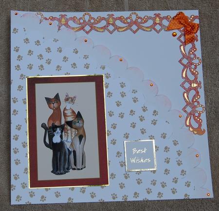 Cats Cats Cats 2 Up by Karen Smith