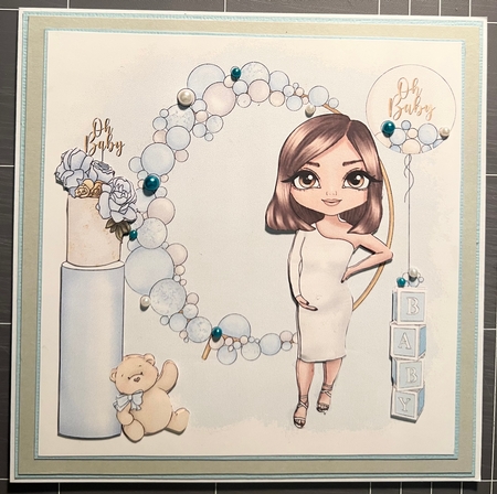 Baby shower/gender reveal bumper kit by Karen Taylor