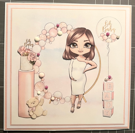 Baby shower/gender reveal bumper kit by Karen Taylor
