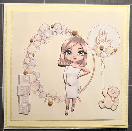 Baby shower/gender reveal bumper kit by Karen Taylor