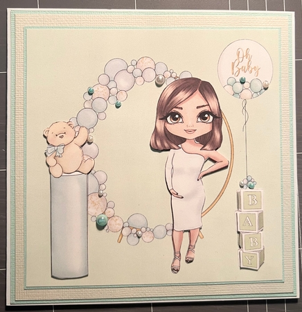 Baby shower/gender reveal bumper kit by Karen Taylor