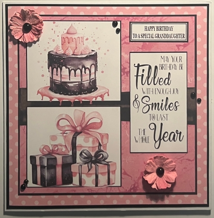 PINK AND BLACK BIRTHDAY by Karen Taylor
