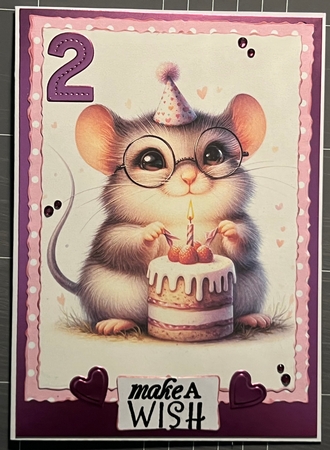 Woodland Animal Birthday Wishes 1 by Karen Taylor