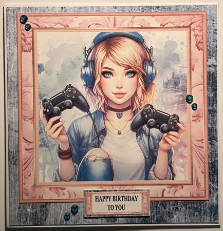 GIRL WHO LOVES GAMING 2 by Karen Taylor