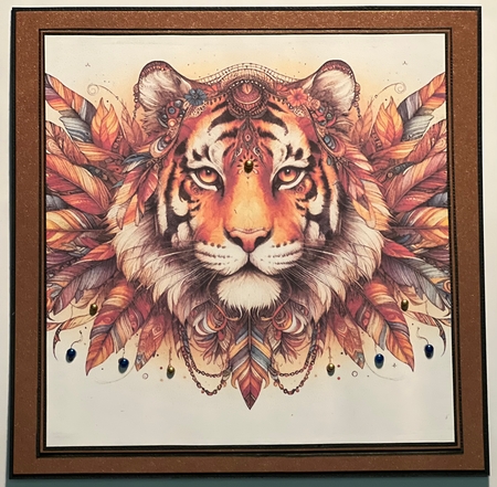 Boho Tiger 2 by Karen Taylor