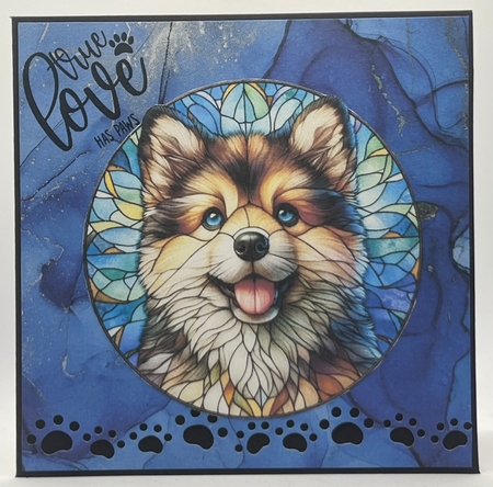 Stained Glass Cats & Dogs PNG by Karen Taylor