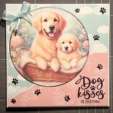 Charming Dog And Pups 8 by Karen Taylor
