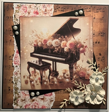 beautiful Piano  by Karen Taylor
