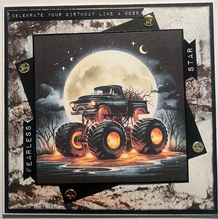 Monster Moon Truck  by Karen Taylor