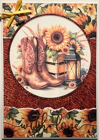 Sunflower Boots by Karen Taylor