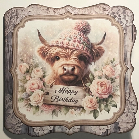 Highland Cows Toppers/Frames 7-12 in PNG CU4CU/CU/PU by Karen Taylor