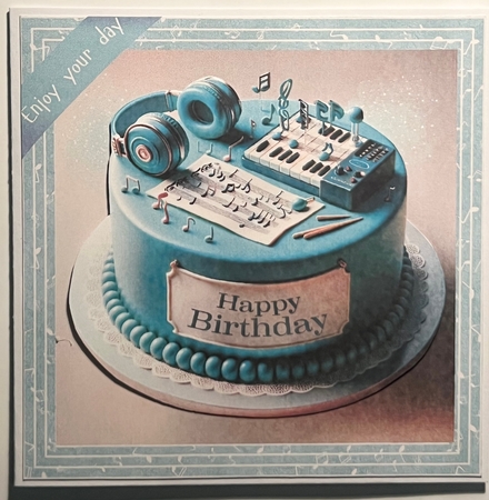 Music Birthday Cake by Karen Taylor