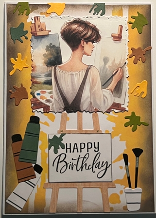 Lady Artist  CUSTOMER REQUEST by Karen Taylor