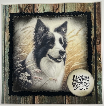 Pencil Portrait Dogs 13 by Karen Taylor