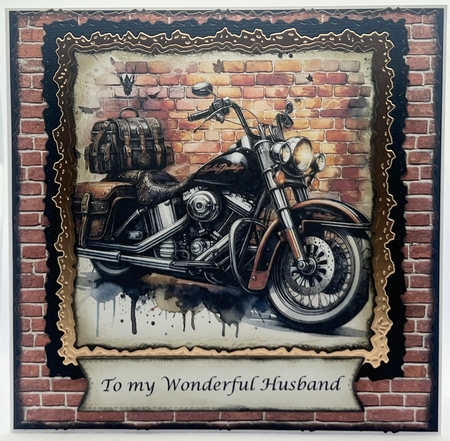 Harley Motorbike by Karen Taylor