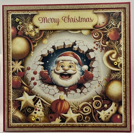 Heeeeeeey Its Chriiiiiiiiiiistmas 7 x 7 Card by Karen Taylor