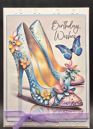 Birthday Shoes A4 by Karen Taylor