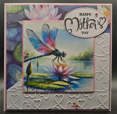 Dragonfly and Water Lily by Karen Taylor