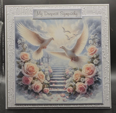 sympathy doves and flowers toppers 5 by Karen Taylor