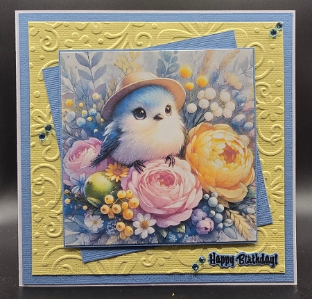 Lil Floral Bird by Karen Taylor