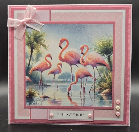 Pretty Pink Flamingos by Karen Taylor