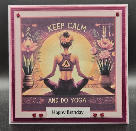 Keep calm and do yoga by Karen Taylor