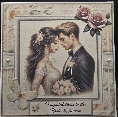The Bride and Groom 1 by Karen Taylor