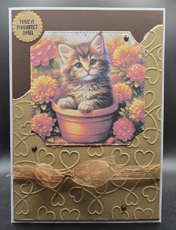 Flower Pot Kittens 1 by Karen Taylor