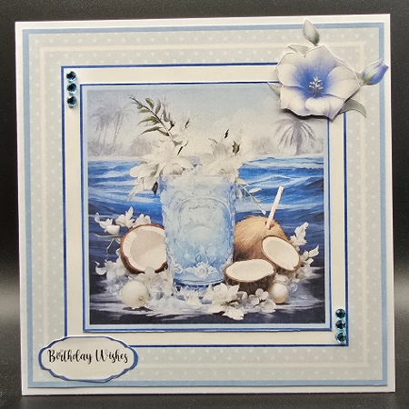 Blue Lagoon Drinks by Karen Taylor